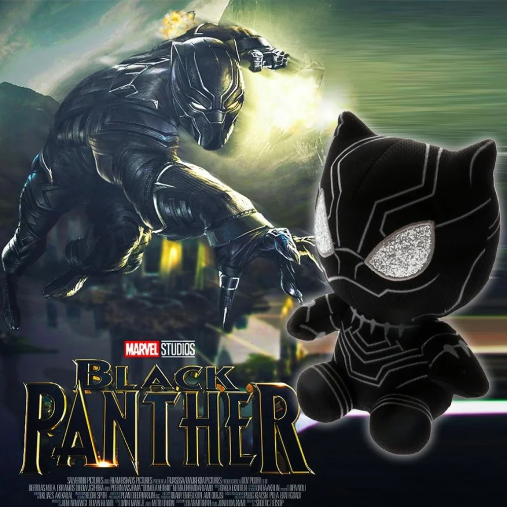Ty Marvel Beanie Babies BLACK PANTHER NEW